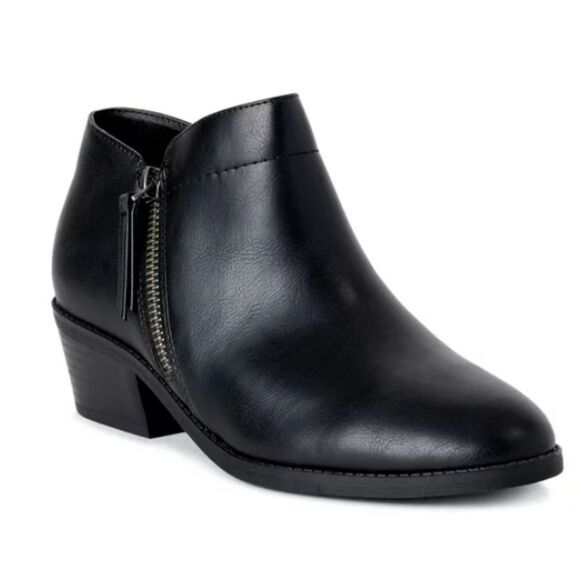 Time and Tru Women's 6W 6 Wide OR 6.5W Wide Zipper Bootie - New - Picture 1 of 10